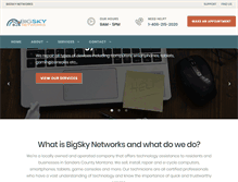 Tablet Screenshot of bigskynetworks.com
